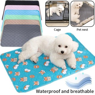 Hunde-Pipi-Pad-Decke, wiederverwendbare, saugfähige Windel, waschbare Welpen-Trainingsunterlage, Haustierbett, Urinmatte für