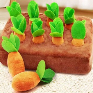 Matte Ziehen Rettich Haustier Hund Kauen Spielzeug Plüsch Karotte Spielzeug Pull Up Karotten Kind Pädagogisches Spielzeug 6Pc