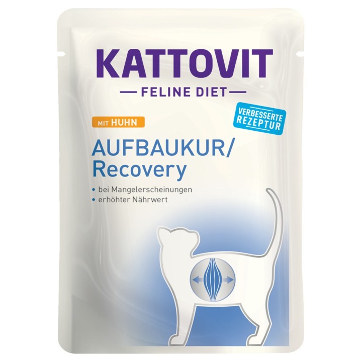 Kattovit Aufbaukur Pouches 24 x 85 g - Huhn
