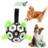 Hundebeiß- und Kaubälle, interaktives Haustier-Fußballspielzeug, Haustierzubehör, 15 cm, Welpen-Trainingsfußball im Freien mi