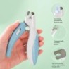Professioneller Nagelknipser für Haustiere mit LED-Licht, Krallenpflegeschere für Hunde, Katzen, Kleintiere, Pfotennagelknips