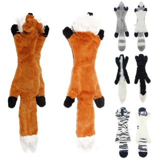 Niedliche Plüschtiere, quietschendes Haustier, Wolf, Kaninchen, Tierplüschspielzeug, Hundekauen, quietschendes Pfeifen, betei