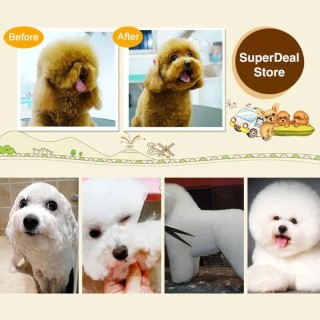 Hundeschermaschine Hundehaarschneidemaschine Fellpflege (Haustier/Katze/Hund/Kaninchen) Haarschnitt-Trimmer-Rasierset für Hau