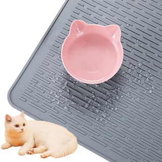 Silikon-Tischset für Haustiere, wasserdicht, rutschfest, Trink- und Futtermatte für Hunde und Katzen, Futternapf-Unterlage, v