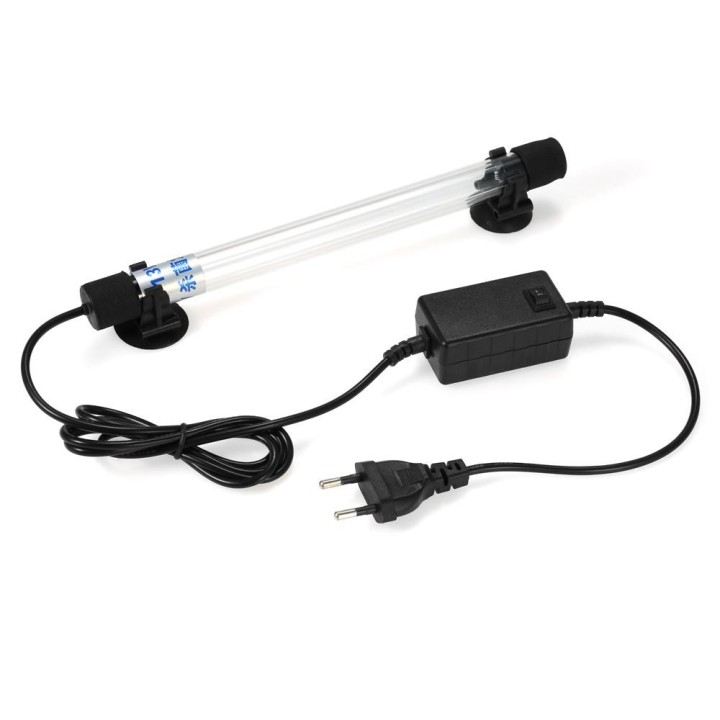 13W UV-Licht-Sterilisationslampe, Tauch-Ultraviolett-Sterilisator, Wasserdesinfektion für Aquarium, Fischtank, Teich, AC220-2