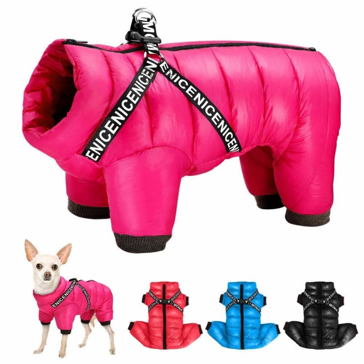Winter warme verdickte Haustier-Hundejacke, wasserdichte Hundekleidung für kleine mittelgroße Hunde, Welpenmantel, Chihuahua,