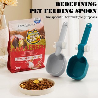 Löffel für Tiernahrung aus PP-Material, großes Fassungsvermögen, einfach zu verwendender Löffel für Tiernahrung, Haustierprod