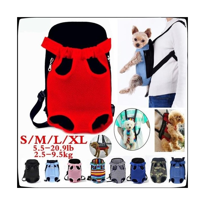 Haustiertrage-Rucksack, verstellbare Haustier-Frontkatze, Hundetrage-Rucksack, Reisetasche, Beine für Reisen, Wandern, Campin