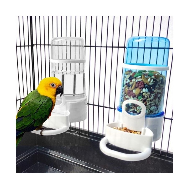 Automatischer Vogelfutterspender, Vogeltränke, Tränke mit Clip, Haustier-Vogelbedarf, Hamster, Papagei, Spenderflasche, Trink