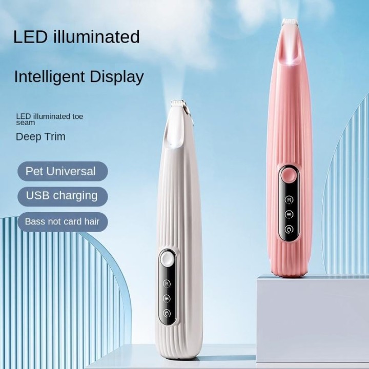 Elektrischer Haarschneider für Hunde und Katzen, Ohren, Augen, Pfoten, Haarschneider, USB-Aufladung, Haustierpflegezubehör we