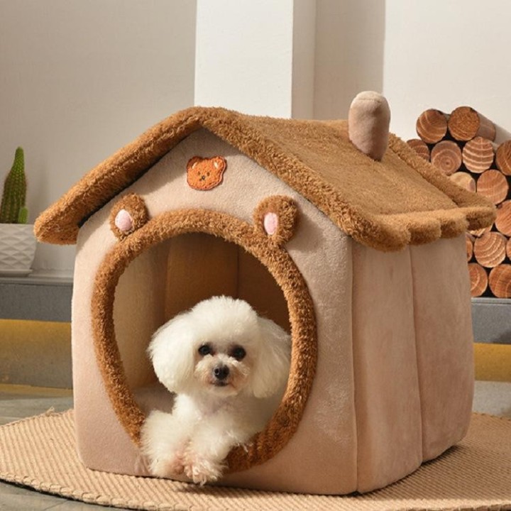 Hundehütte, Katzenhaus, Haustyp, universell für alle Jahreszeiten, Wintersaison, kleine Hunde, abnehmbare und waschbare Hunde