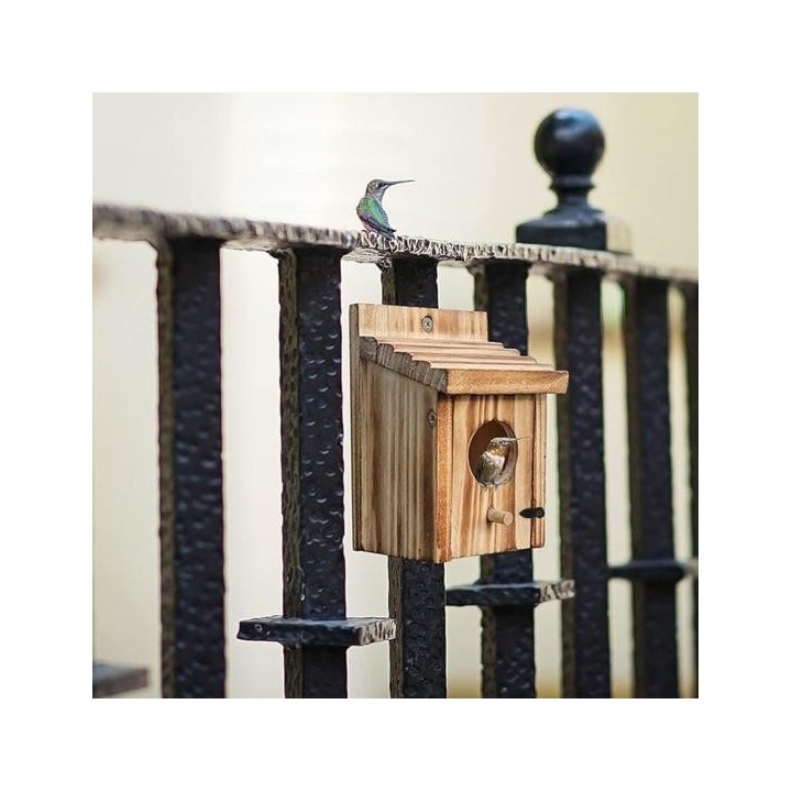 Vogelnistkasten, wasserdichtes Vogelnest aus Holz, Nistkasten für Meisen, Vogelhäuschen für den Außenbereich, Nistkasten für