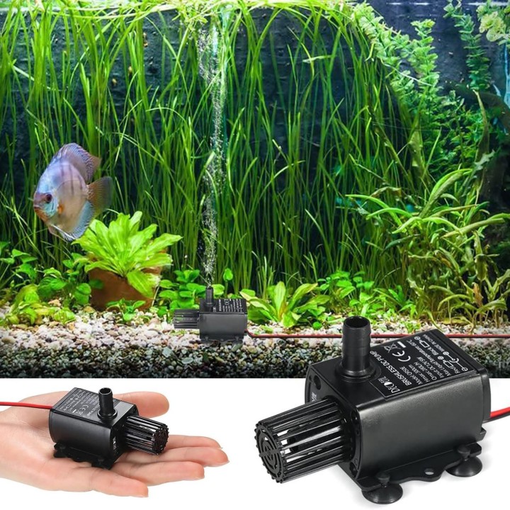 Mini Tauchpumpe Super Silent Brushless für Aquarium Teich Wasser Garten Zirkulation