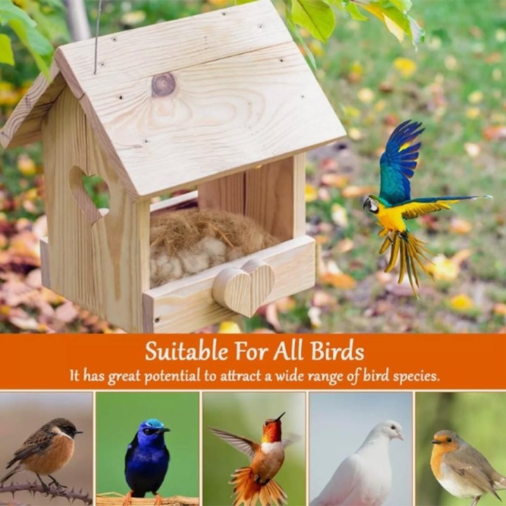 Weiches und staubdichtes Nistmaterial für Ziervögel, 2er-Pack, leicht zu reinigen