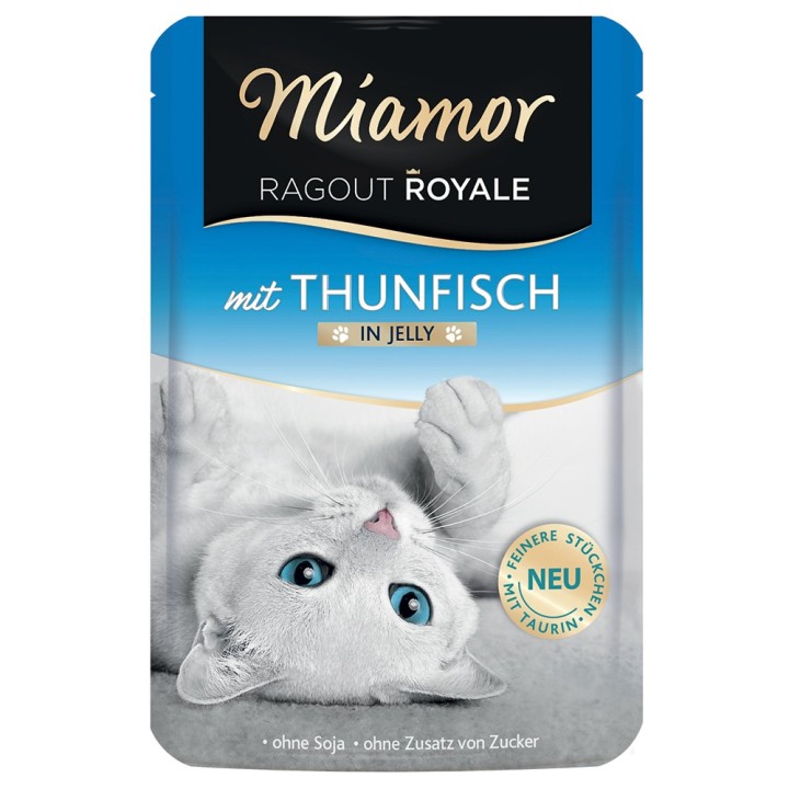 Sparpaket Miamor Ragout Royale in Jelly 22 x 100 g - Thunfisch