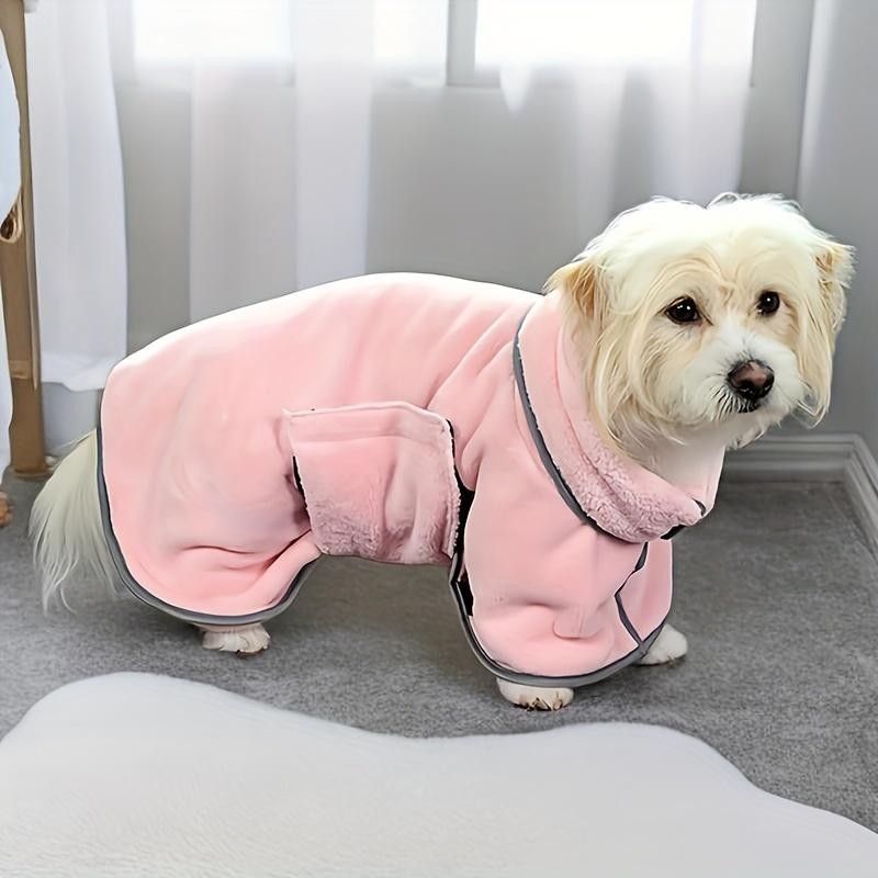 1 Stück saugfähiges Badetuch für Hunde, kühlender saugfähiger Bademantel für Haustiere, Badetuch zur Haustierreinigung, Wasch