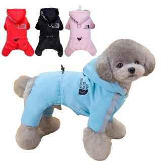 Warmer Hunde-Overall für den Winter, wasserdichte Haustier-Kleidung, Jacke, Schnauzer, Chihuahua, Overalls für kleine und mit