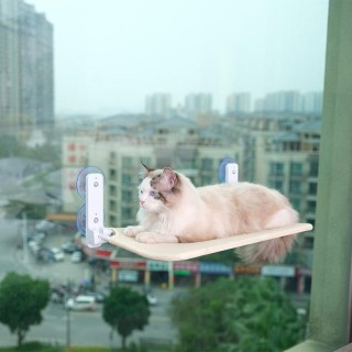 Faltbares hängendes Katzenbett, Haustier-Katzenhängematte, Antenne, sonniges, am Fenster montiertes Katzenbett, Haus, langleb