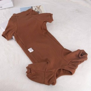 Weicher, solider Hunde-Pyjama für kleine und mittelgroße Hunde, gestrickter Pullover, T-Shirt, Baumwolle, Welpen-Einteiler, H