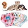 Hundewindeln Physiologische Hose Welpe Damenhöschen Shorts Unterwäsche Waschbar Hündin Diper Höschen Haustier Hund Katze Klei