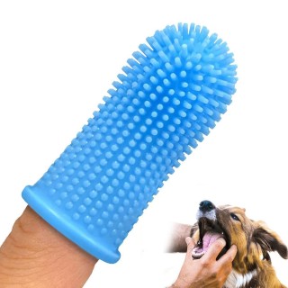 Hundezahnbürste, weiche Fingerbürsten, Haustier-Fingerzahnbürste, einfache Zahnreinigung, Hundezahnbürste, Mundpflege, Hausti