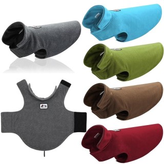 Warme Fleece-Hundekleidung für kleine und mittelgroße Hunde, reflektierende Welpenjacke, Haustierweste, Mops, Chihuahua, fran