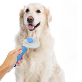 Pet Haar Entfernung Pinsel Hund Haar Kamm Edelstahl Automatische Haar Verblassen Katze Kamm Haustier Reinigung Pflege Liefert