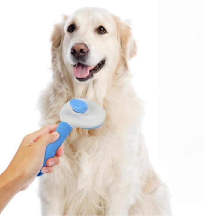 Pet Haar Entfernung Pinsel Hund Haar Kamm Edelstahl Automatische Haar Verblassen Katze Kamm Haustier Reinigung Pflege Liefert