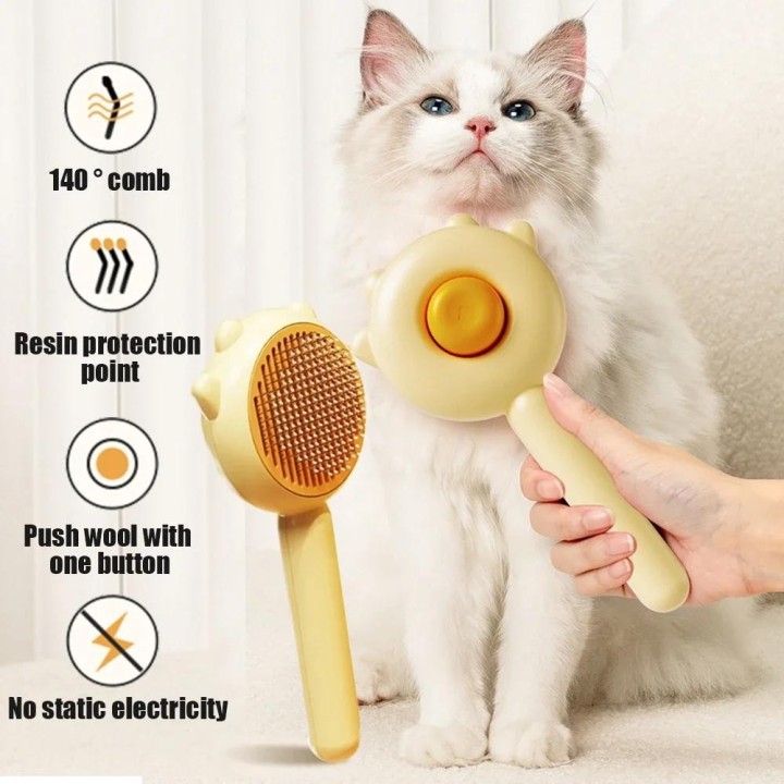Katze Kamm Massage Haustier Magische Kämme Haar Entfernung Katze und Hund Universal Nadel Bürste Haustiere Pflege Reinigungsm