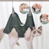 Hängemattenhelfer für die Fellpflege von Haustieren, Katzenpflege, Krallenschneiden, kratzfeste, feste Badetasche, Fesseltasc
