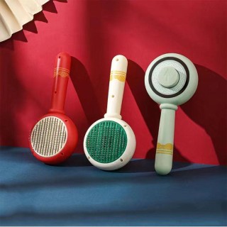 Katzenkamm zur Haarentfernung, magischer Kamm für Haustiere, mit einem Klick, schwimmende Haarentfernung für Katzen und Hunde