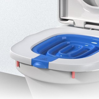 1PC Katzentoilettentrainer Verbesserter Katzen-geführter Selbstbedienungs-Toilettentrainer Katzenstreubox-Zubehör