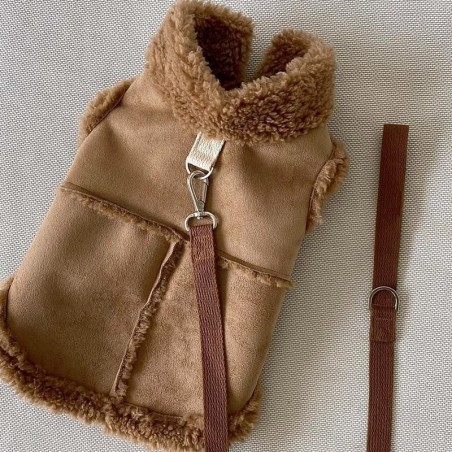Klassische feste Hundewesten Winterfleece warme Hundekleidung für kleine mittelgroße Hunde Jacken Welpenkleidung Yorkshire Te