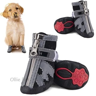 4 teile/satz Wasserdichte Silikon Hundeschuhe Anti-rutsch Regen Kleine Hunde Stiefel Langlebig Sommer Atmungsaktive Hundestie
