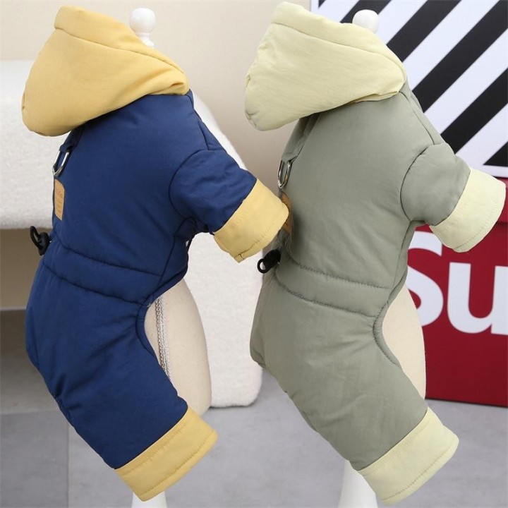 Warme Hundekleidung Winter-Welpen-Haustier-Manteljacke für kleine mittelgroße Hunde verdicken wasserdichte Yorkies Haustiere