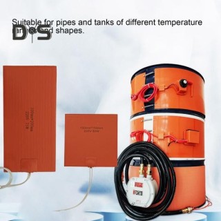 Silikonkautschuk-Heizkissen, korrosionsbeständig, elektrische Wärmeverpackung, Heizmatte, konstante Temperatur D