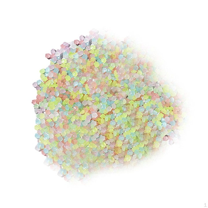 3–5 mm Harz, im Dunkeln leuchtende Kieselsteine, Sand, DIY, dekoratives, multifunktionales Zubehör für Gartenaquarien