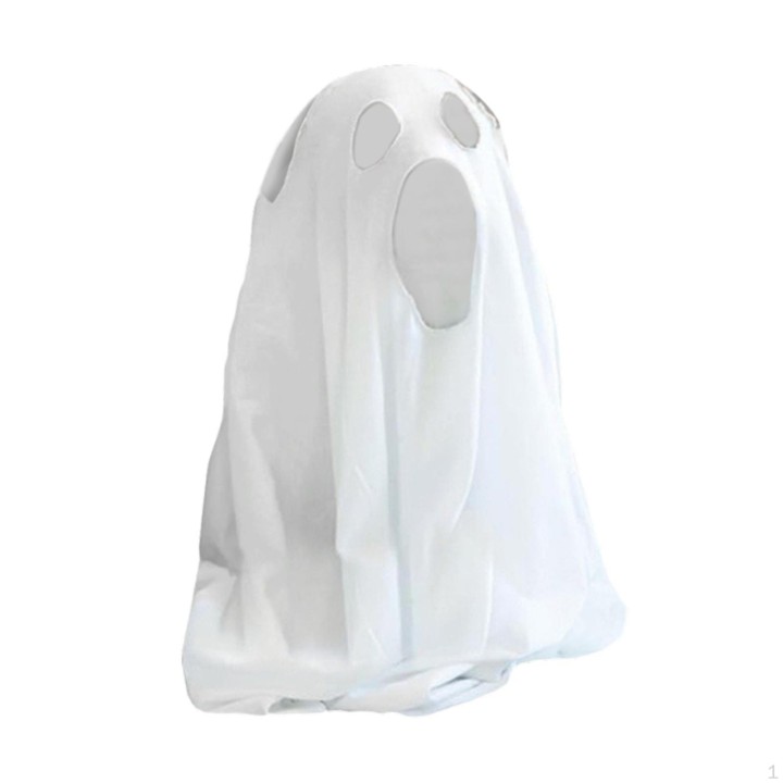 Halloween Ghost Dog Costume Cute Easy to Wear Party Decor Lightweight Pet Outfit