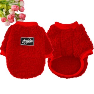 Winter-Hundekleidung, Welpen-Fleece-Kleidung für kleine Hunde, Herbst, weich, warm, Haustiermantel, Jacke, bequemes Welpenkos