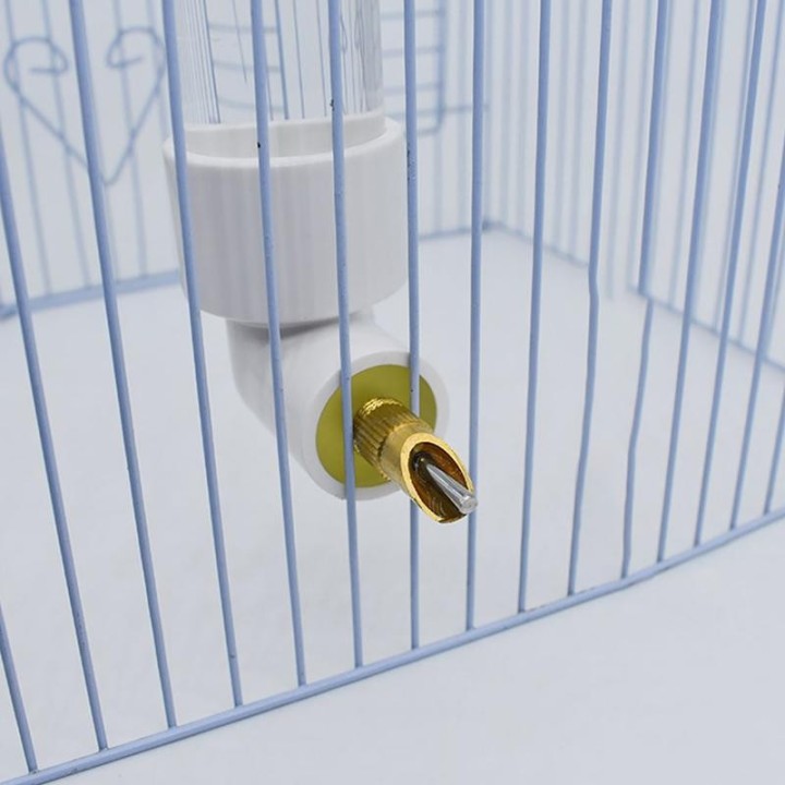 130Ml Papagei Wasser Dispenser Trinken Flasche Hängen Automatische Feeder Käfig Zubehör Für Chinchillas Kaninchen