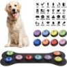 8-teiliges Sprechtastenset für Hunde zur Kommunikation, 30 Sekunden aufnehmbare Sprach-Summer-Trainingstasten für Haustiere,