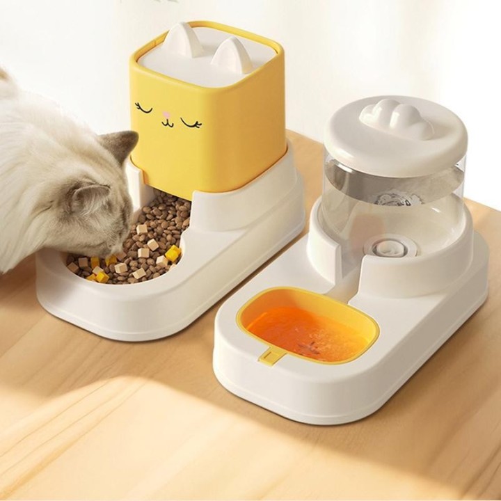Haustier Katze Hund Trinkbrunnen süße Katze automatische Futterspender Wasser Fütterung Wasserspender Katzenfutter Schüssel R
