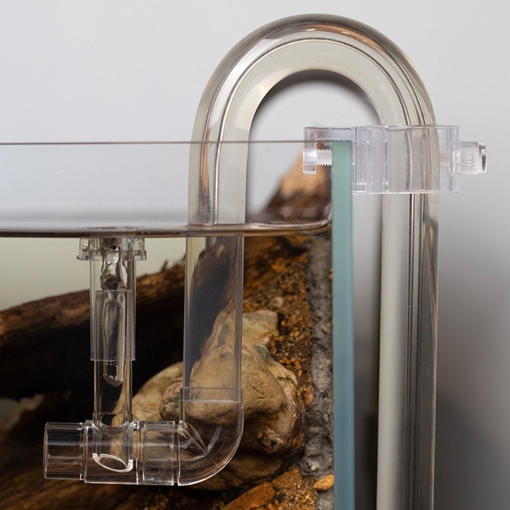 Aquarium Oberflächenabsauger Transparent Acryl für Einlassfilter Filtration für Öl Protein Schwimmender Staubfilter E