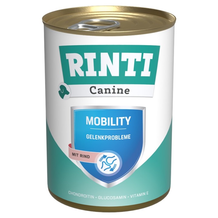 RINTI Canine Mobility mit Rind 400 g - 12 x 400 g