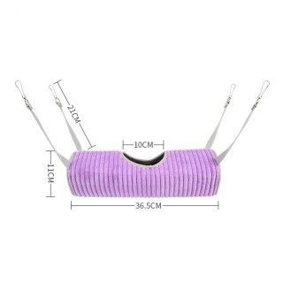 Winter Warme Hamster Tunnel Hängematte für Kleine Tiere Sugar Glider Rohr Schaukel Bett Nest Schlafen Bett Ratte Frettchen Sp