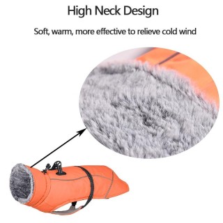 Winterhundejacke Rollkragen Warme Hundekleidung Wasserdicht Für Mittelgroße Hunde Golden Retriever Dobermann Mantel Haustier-