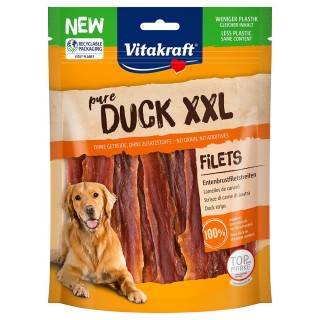 Vitakraft pure DUCK  XXL Entenstreifen - Sparpaket: 2 x 250 g