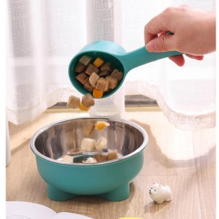 Neuer Hundenapf aus Edelstahl, Katzennapf, sturzsicherer Futternapf für Katzen und Hunde, Reisnapf, abnehmbar, einfarbig, Fut