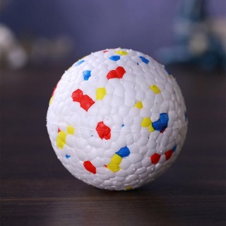 Bissfestes, solides Hundeballspielzeug für kleine und große Hunde, hohe Elastizität, E-TPU, Kauballspielzeug für Haustiere, n