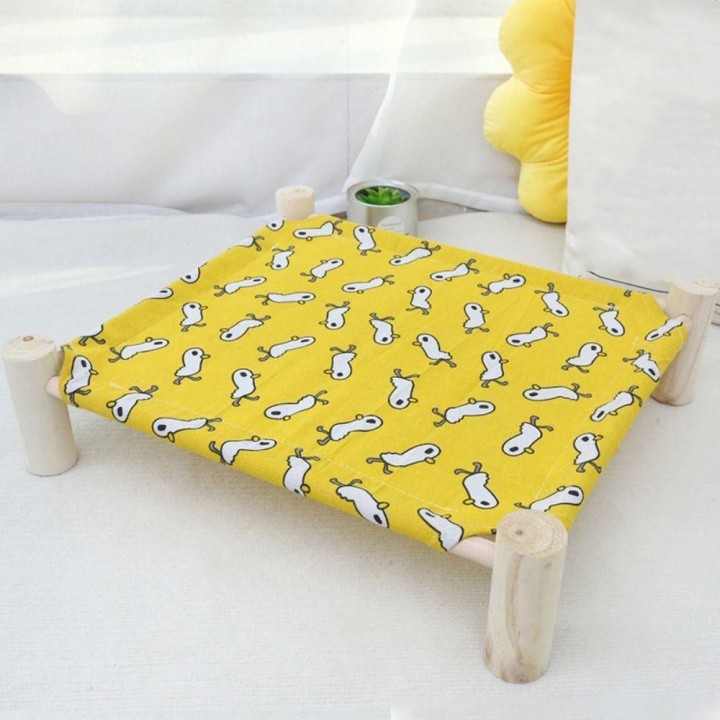 Erhöhte Hundebetten, zusammenklappbares Haustier-Katzenhaus, tragbar, abnehmbar und waschbar, Hundehütte für kleine Hunde, fe